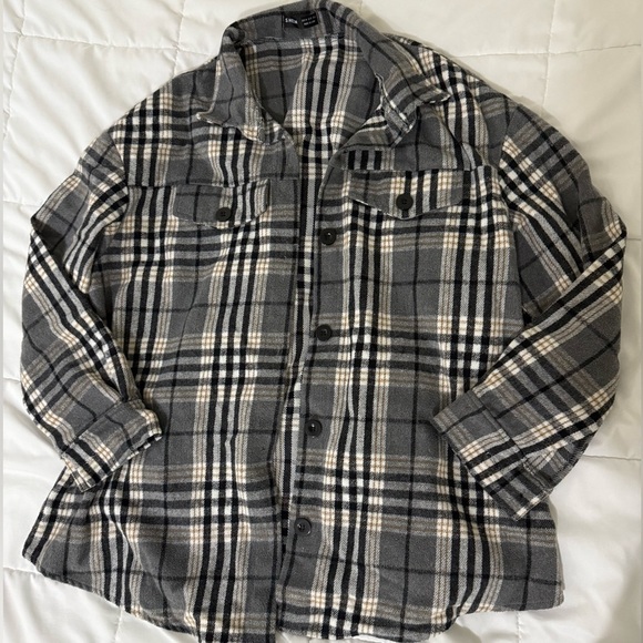SHEIN Tops - SHEIN Plaid Jacket